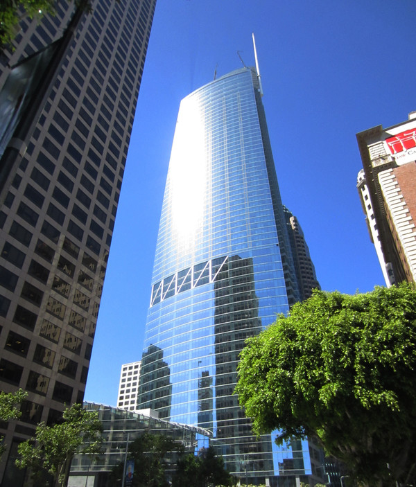 ▲ 8년 간의 공사 끝에 한진그룹 대한항공이 미국 로스앤젤레스에 다시 지은 윌셔 그랜드 호텔. 2017년 완공됐다. [사진 : 뉴시스]