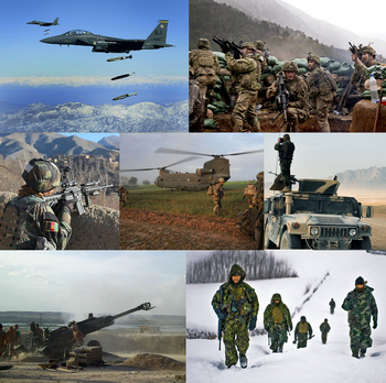 아프간을 침략하는 미군