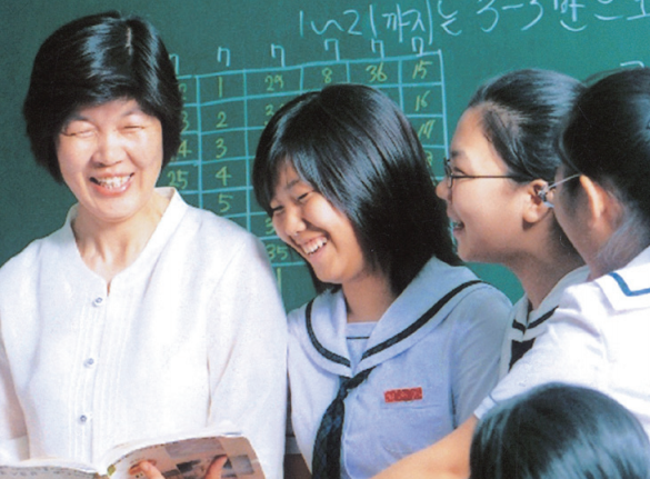 ▲1999년 9월 명덕여중에 복직한 노쌤. 