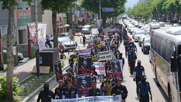 © 민주노총 충북본부 총파업대회(행진)