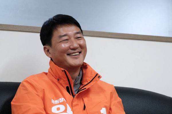 ▲ 민주노총 위원장 최초로 임기 3년을 채운 뒤, 민주노총 최초 ‘연임 위원장’에 도전하는 양경수 위원장 후보 ⓒ김준 기자