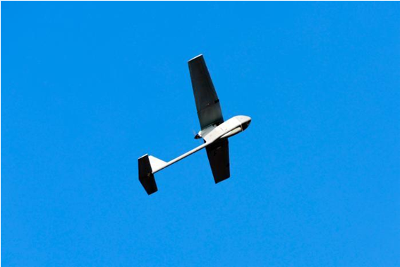 ▲ 미군 레이븐 무인항공기가 공중 정찰을 하고 있다. 정찰의 목적은 타격 정보를 수집하여 공격 좌표를 확보하는 것이다.