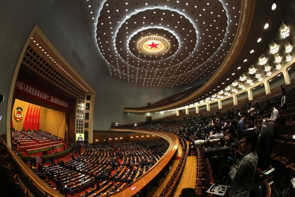 3월 4일 시작한 중국인민정치협상회의 모습. 중국인민대표대회는 3월 5일 시작했다. 이 두 회의를 양회라고 한다.